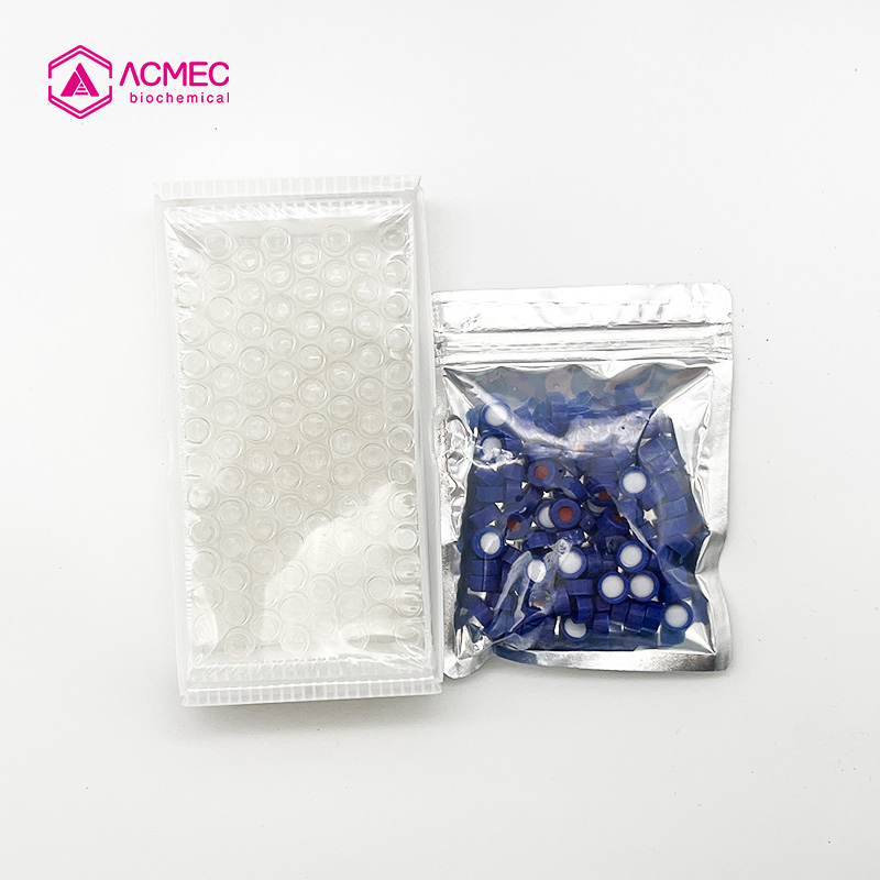 1.5ml 样品瓶，蓝盖，开孔，带刻度，透明玻璃（进样瓶）