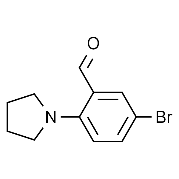 5-bromo-2-pyrrolidin-1-ylbenzaldehyde