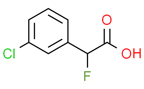 2-(3-氯苯基)-2-氟乙酸
