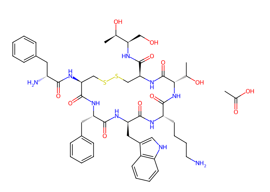 (4R,7S,10S,13R,16S,19R)-13-((1H-吲哚-3-基)甲基)-19-((R)-2-氨基-3-苯基丙酰胺基)-10-(4-氨基丁基)-16-苄基-N-((2R,3R)-1,3-二羟基丁-2-基)-7-((R)-1-羟乙基)-6,9,12,15,18-五氧代 -1,2-二硫杂-5,8,11,14,17-五氮杂环二十烷-4-羧酰胺 x乙酸盐