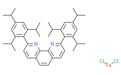 铁,[2,9-双[2,4,6-三(1-甲基乙基)苯基]-1,10-菲咯啉-κN1,κN10]二氯-,(T-4)-