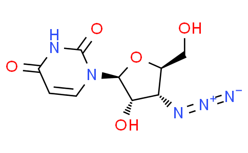 3'-Azido-3'-deoxy-beta-L-uridine