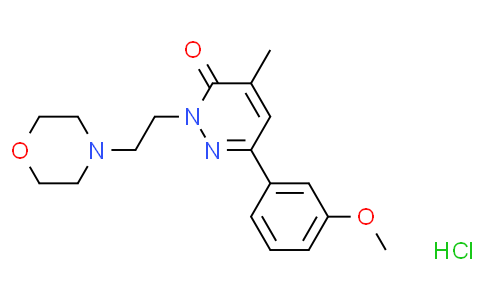 6-(3-甲氧基苯基)-4-甲基-2-(2-吗啉代乙基)哒嗪-3(2H)-酮盐酸盐