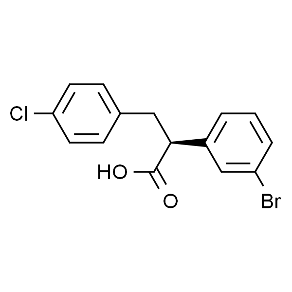 (S)-2-(3-bromophenyl)-3-(4-chlorophenyl)propanoic acid