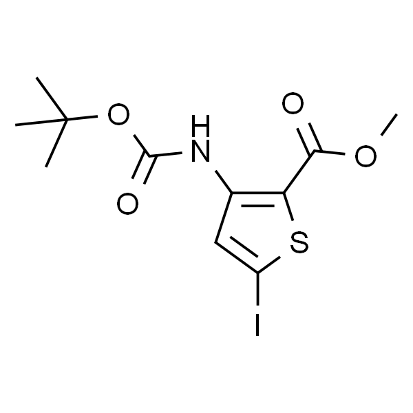 3-((叔丁氧基羰基)氨基)-5-碘噻吩-2-羧酸甲酯