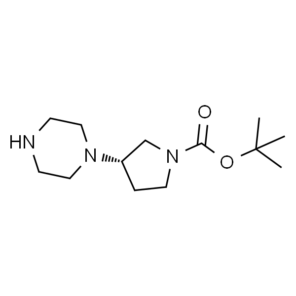 (S)-3-(哌嗪-1-基)吡咯烷-1-甲酸叔丁酯