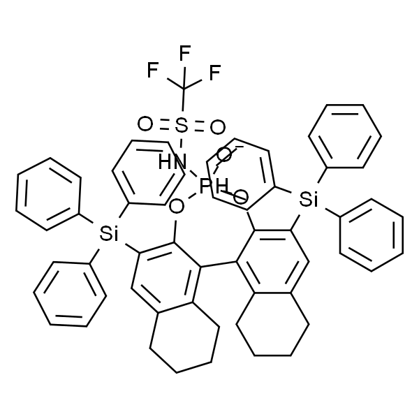 1,?1,?1-?Trifluoro-?N-?[(11bR)?-?8,?9,?10,?11,?12,?13,?14,?15-?octahydro-?4-?oxido-?2,?6-?bis(triphenylsilyl)?dinaphtho[2,?1-?d:1',?2'-?f]?[1,?3,?2]?dioxaphosphepin-?4-?yl]?methanesulfonamide