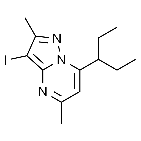3-碘-2,5-二甲基-7-(戊-3-基)吡唑并[1,5-a]嘧啶