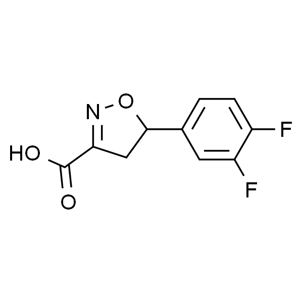 5-(3,4-二氟苯基)-4,5-二氢-1,2-噁唑-3-羧酸