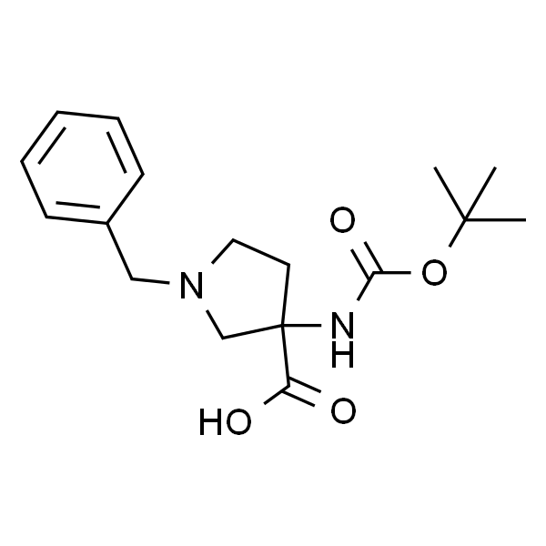 1-苄基-3-(Boc-氨基)吡咯烷-3-甲酸