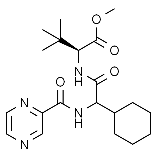 D-Valine, (2S)-2-cyclohexyl-N-(2-pyrazinylcarbonyl)glycyl-3-methyl-, methyl ester