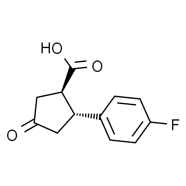 (1R,2R)-2-(4-氟苯基)-4-氧代环戊烷甲酸
