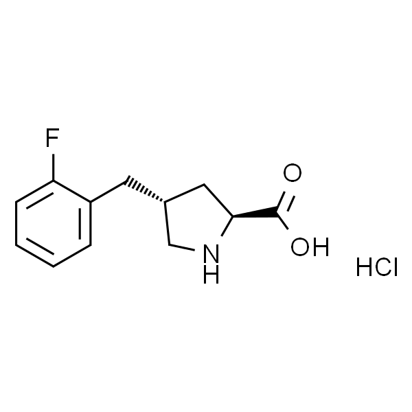 (2S,4R)-4-(2-Fluorobenzyl)pyrrolidine-2-carboxylic acid hydrochloride
