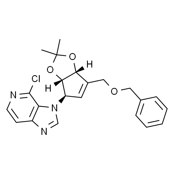 3-((3aS,4R,6aR)-6-(benzyloxymethyl)-2,2-dimethyl-4,6a-dihydro-3aH-cyclopenta[d][1,3]dioxol-4-yl)-4-chloro-3H-imidazo[4,5-c]pyrid