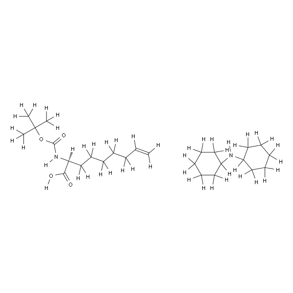 二环己胺(S)-2-((叔丁氧羰基)氨基)非8-烯酸酯