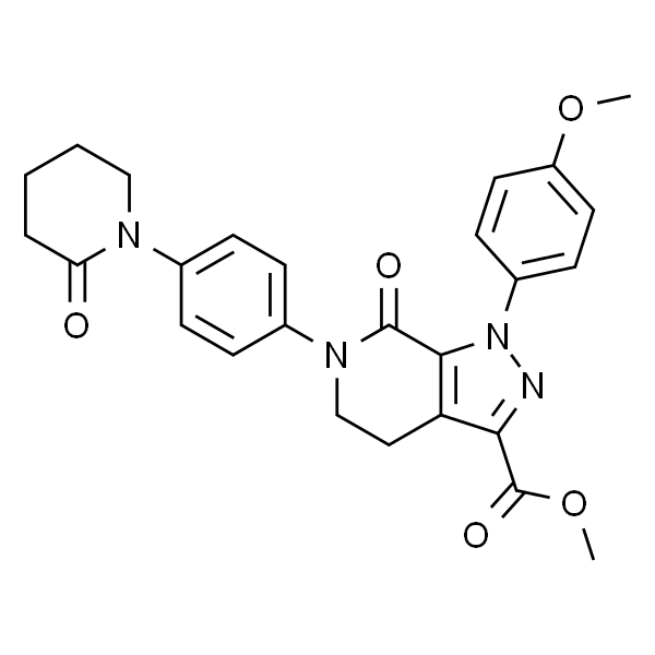 1H-Pyrazolo[3,4-c]pyridine-3-carboxylic acid, 4,5,6,7-tetrahydro-1-(4-methoxyphenyl)-7-oxo-6-[4-(2-oxo-1-piperidinyl)phenyl]-, m