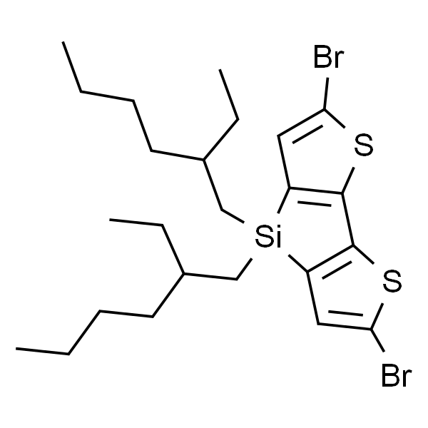 2,6-二溴-4,4-双(2-乙基己基)-4H-硅杂环戊二烯并[3,2-B:4,5-B']二噻吩