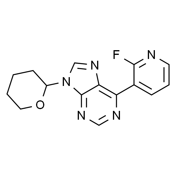 6-(2-氟吡啶-3-基)-9-(四氢-2H-吡喃-2-基)-9H-嘌呤