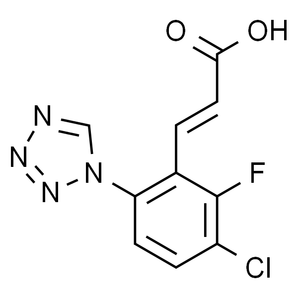 (E)-3-(3-氯-2-氟-6-(1H-四唑-1-基)苯基)丙烯酸