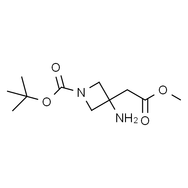 3-Azetidineacetic acid, 3-amino-1-[(1,1-dimethylethoxy)carbonyl]-, methyl ester