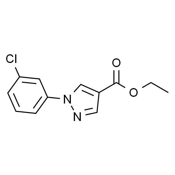 1-(3-氯苯基)-1H-吡唑-4-羧酸乙酯