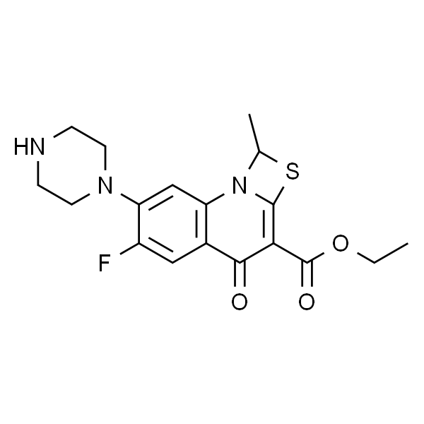 6-氟-7-哌嗪-1-甲基-4-氧代-[1,3]硫氮杂环[3,2-a]喹啉-3-羧酸乙酯