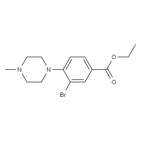 3-溴-4-(4-甲基-1-哌嗪基)苯甲酸乙酯