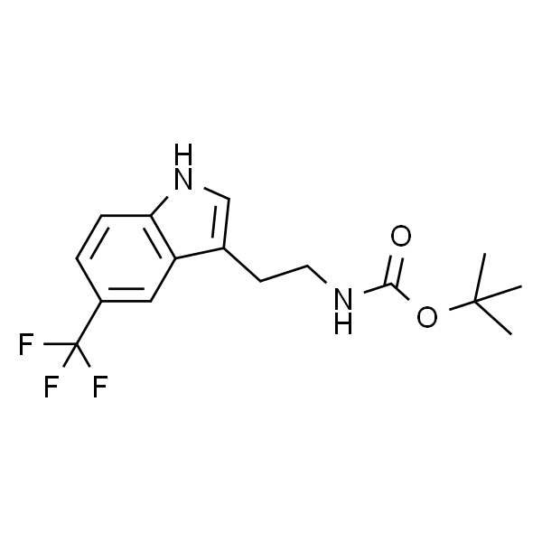 [2-(5-三氟甲基-1H-吲哚-3-基)-乙基]-氨基甲酸叔丁酯