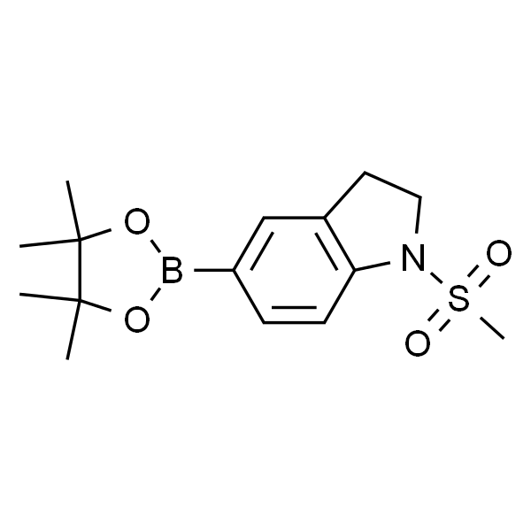 1-(甲基磺酰基)-5-(4,4,5,5-四甲基-1,3,2-二氧硼杂环戊烷-2-基)二氢吲哚