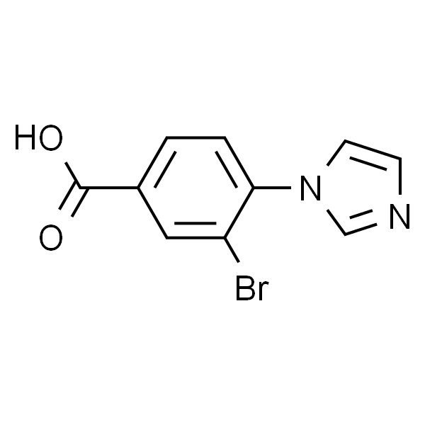 3-溴-4-(1-咪唑基)苯甲酸