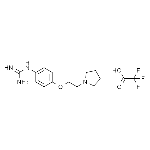 1-(4-(2-(吡咯烷-1-基)乙氧基)苯基)胍2,2,2-三氟乙酸