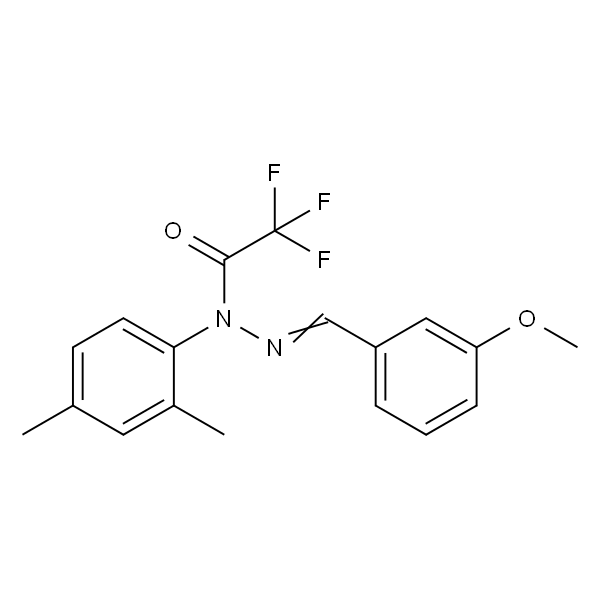 2,2,2-三氟乙酸1-(2,4-二甲基苯基)-2-[(3-甲氧基苯基)亚甲基]酰肼