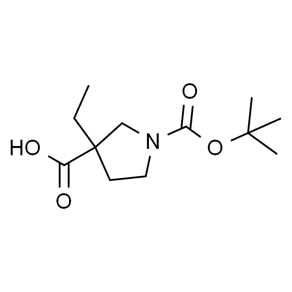 1-[(叔丁氧基)羰基]-3-乙基吡咯烷-3-羧酸