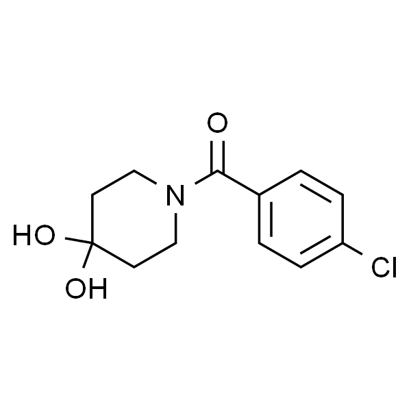 (4-氯苯基)(4,4-二羟基哌啶-1-基)甲酮