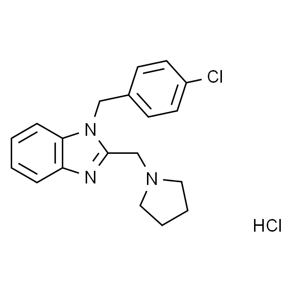 1-[(4-氯苯基)甲基]-2-(吡咯烷-1-基甲基)苯并咪唑盐酸盐