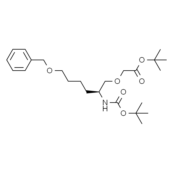 (S)-tert-butyl 2-(6-(benzyloxy)-2-(tert-butoxycarbonylamino)hexyloxy)acetate
