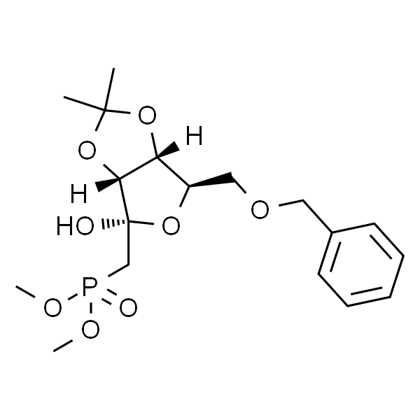 dimethyl ((3aR,4R,6R,6aR)-6-(benzyloxymethyl)-4-hydroxy-2,2-dimethyltetrahydrofuro[3,4-d][1,3]dioxol-4-yl)methylphosphonate