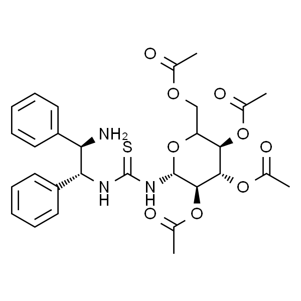 N-[(1R,2R)-2-氨基-1,2-二苯基乙基]-N'-(2,3,4,6-四-氧-乙酰基-β-D-吡喃葡萄糖基)硫脲