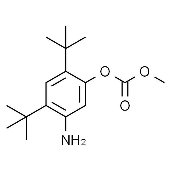 Carbonic acid, 5-amino-2,4-bis(1,1-dimethylethyl)phenyl methyl ester