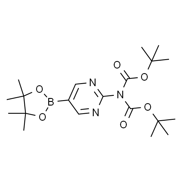 2-(N,N-(Boc)2)氨)嘧啶-5-硼酸频哪醇酯