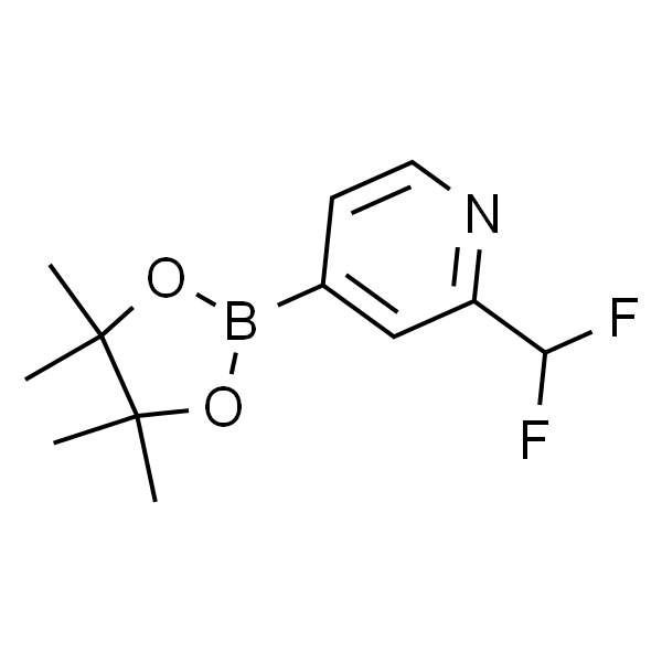 2-(Difluoromethyl)-4-(4,4,5,5-tetramethyl-1,3,2-dioxaborolan-2-yl)pyridine