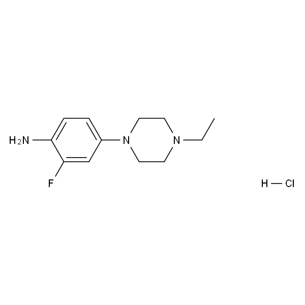 2-氟-4-(4-乙基-1-哌嗪基)苯胺盐酸盐