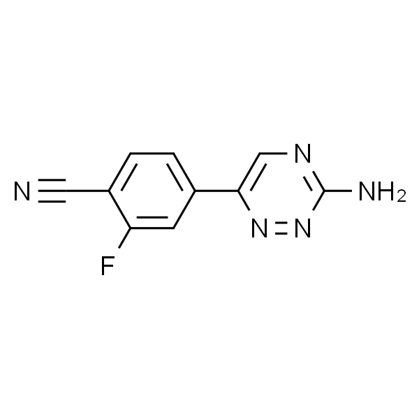 4-(3-氨基-1,2,4-三嗪-6-基)-2-氟苯腈