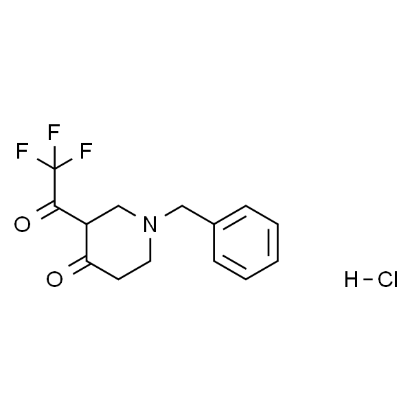 1-benzyl-3-(2,2,2-trifluoroacetyl)piperidin-4-one hydrochloride