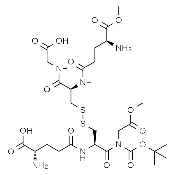 (S)-2-(Boc-氨基)-5-[[(R)-3-巯基-1-[(2-甲氧基-2-氧代乙基)氨基]-1-氧代-2-丙基]氨基]-5-氧代戊酸甲酯