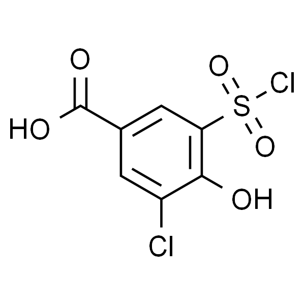 3-氯-5-(氯磺酰基)-4-羟基苯甲酸