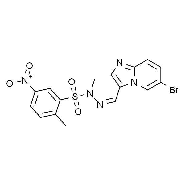 (E)-N-((6-Bromoimidazo[1,2-a]pyridin-3-yl)methylene)-N,2-dimethyl-5-nitrobenzenesulfonohydrazide