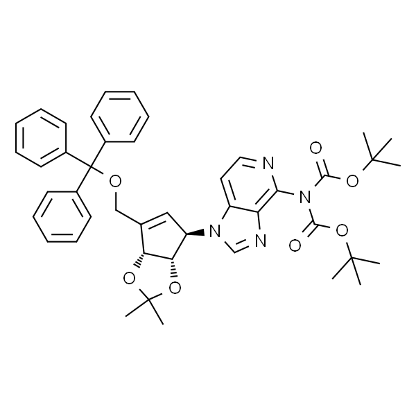 Imidodicarbonic acid, 2-[1-[(3aS,4R,6aR)-3a,6a-dihydro-2,2-dimethyl-6-[(triphenylmethoxy)methyl]-4H-cyclopenta-1,3-dioxol-4-yl]-