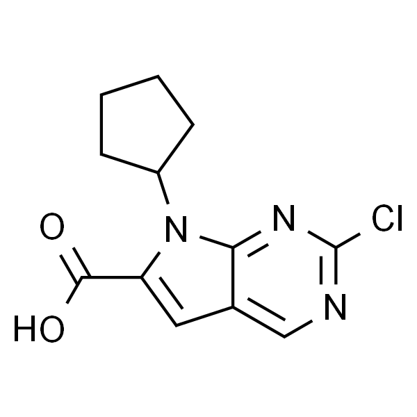 2-氯-7-环戊基-7H-吡咯并[2,3-D]嘧啶-6-甲酸