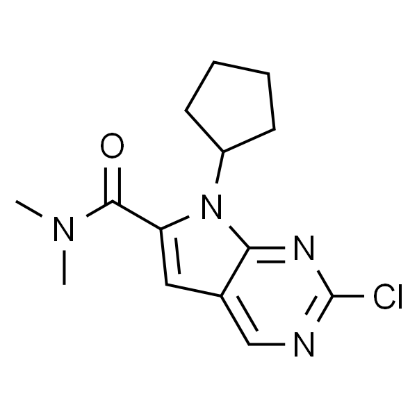 2-氯-7-环戊基-N,N-二甲基-7H-吡咯并[2,3-d]嘧啶-6-甲酰胺